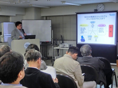 小石川医師会でのストレスチェックの講演会風景１枚目